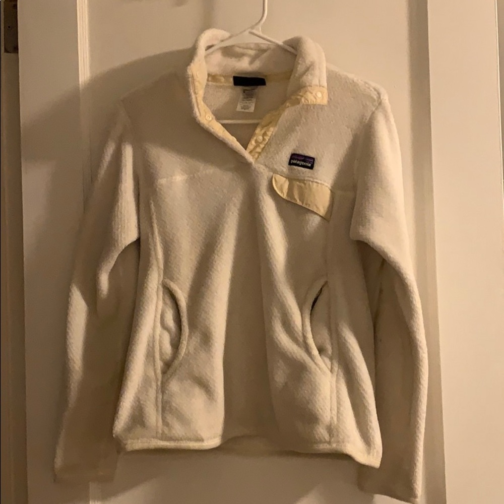 White Patagonia fleece